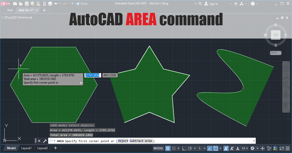 Add Selected Command In Autocad